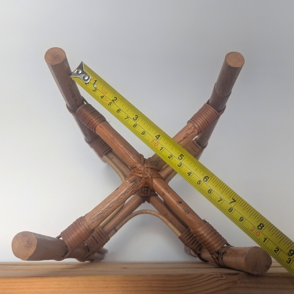 Bamboo Rattan Plant Stand - Picture 4 of 4